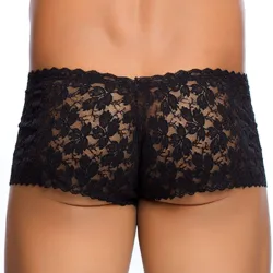 MOB Eroticwear Boxer sexy Dentelle LACE MoB Noir